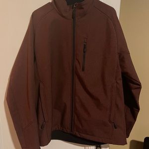 Large Kirkland maroon soft shell jacket